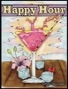 Happy Hour Adult Coloring Book - Coloring Book for Adults of Cocktails and Spirits (Paperback) - Zenmaster Coloring Books Photo