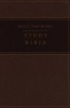 NKJV, Apply the Word Study Bible, Large Print, Imitation Leather, Brown, Indexed, Red Letter Edition - Live in His Steps (Leather / fine binding) - Thomas Nelson Photo