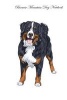 Bernese Mountain Dog Notebook Record Journal, Diary, Special Memories, to Do List, Academic Notepad, and Much More (Paperback) - Pet Care Inc Photo