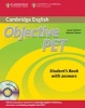 Objective PET Student's Book with Answers with CD-ROM (CD-ROM, 2nd Revised edition) - Louise Hashemi Photo