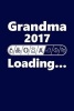 Grandma 2017 Loading - Fun Nana Writing Journal Lined, Diary, Notebook for Men & Women (Paperback) - Journals and More Photo