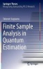 Finite Sample Analysis in Quantum Estimation (Hardcover, 2014) - Takanori Sugiyama Photo