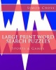 Large Print Word Search Puzzles Sports & Games (Large print, Paperback, large type edition) - Simon Cross Photo