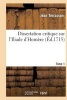 Dissertation Critique Sur L'Iliade D'Homere. T. 1 (French, Paperback) - Terrasson J Photo