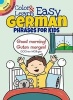 Color & Learn Easy German Phrases for Kids (Paperback) - Roz Fulcher Photo