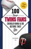 100 Things Twins Fans Should Know & Do Before They Die (Paperback) - Alex Halsted Photo