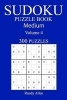 300 Medium Sudoku Puzzle Book - Volume 4 (Paperback) - Randy Allen Photo