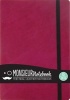  Notebook Leather Journal - Pink Sketch Medium A5 (Leather / fine binding) - Monsieur Photo