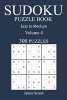 Easy to Medium 300 Sudoku Puzzle Book - Volume 4 (Paperback) - James Scoutt Photo