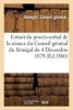 Extrait Du Proces-Verbal de La Seance Du Conseil General Du Senegal Du 4 Decembre 1879 (French, Paperback) - Sans Auteur Photo