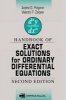 Handbook of Exact Solutions for Ordinary Differential Equations (Hardcover, 2nd Revised edition) - Andrei D Polyanin Photo