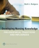 Developing Nursing Knowledge - Philosophical Traditions and Influences (Hardcover, New) - Beth L Rodgers Photo