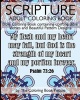 Scripture Adult Coloring Book - Bible Coloring Book Containing Uplifting Bible Verses and Beautiful Pattern Designs (Paperback) - The Coloring Book People Photo