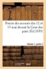 Proces Des Accuses Des 12 Et 13 Mai Devant La Cour Des Pairs.Volume 1, Partie 2 (French, Paperback) - Sans Auteur Photo