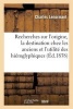 Recherches Sur L'Origine, La Destination Chez Les Anciens Et L'Utilite Actuelle Des Hieroglyphiques (French, Paperback) - Lenormant C Photo