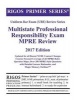 Rigos Primer Series Uniform Bar Exam (Ube) Review Multistate Professional Responsibility Exam (Mpre) - 2017 Edition (Paperback) - MR James J Rigos Photo