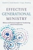 Effective Generational Ministry - Biblical and Practical Insights for Transforming Church Communities (Paperback) - Craig L Blomberg Photo