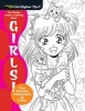 The Mighty Coloring Book of Manga Girls - Fun Female Characters to Color (Paperback) - Christopher Hart Photo