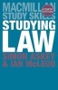 Studying Law (Paperback, 4th New edition) - Simon Askey Photo