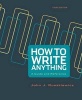 How to Write Anything - A Guide and Reference (Spiral bound, 3rd) - John J Ruszkiewicz Photo