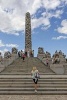 Vigeland Park Sculptures in Oslo, Norway - Blank 150 Page Lined Journal for Your Thoughts, Ideas, and Inspiration (Paperback) - Unique Journal Photo