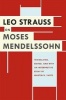  on Moses Mendelssohn (Hardcover, Annotated Ed) - Leo Strauss Photo