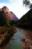 A River and Mountain Landscape in Zion National Park Utah USA Journal - 150 Page Lined Notebook/Diary (Paperback) - Cs Creations Photo