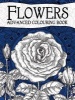 Flowers Advanced Colouring Book (Hardcover, Illustrated edition) -  Photo