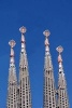 Spires of the Sagrada Familia Cathedral in Barcelona Spain Journal - 150 Page Lined Notebook/Diary (Paperback) - Cs Creations Photo