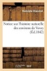 Notice Sur L'Histoire Naturelle Des Environs de Vevey (French, Paperback) - Rodolphe Blanchet Photo