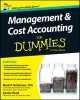 Management and Cost Accounting For Dummies (Paperback, UK ed) - Mark P Holtzman Photo