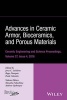 Advances in Ceramic Armor, Bioceramics, and Porous Materials (Hardcover) - Manabu Fukushima Photo