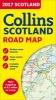 2017 Collins Map of Scotland (Sheet map, folded, New edition) - Collins Maps Photo