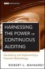 Harnessing the Power of Continuous Auditing - Developing and Implementing a Practical Methodology (Hardcover, New) - Robert Mainardi Photo