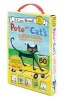 Pete the Cat's Super Cool Reading Collection - Too Cool for School/Play Ball!/Pete at the Beach/Pete's Big Lunch/A Pet for Pete (Paperback) - James Dean Photo