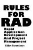 Rules for Rad - Rapid Application Development and Project Management (Paperback) - Elliot Carruthers Photo