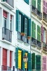 Colorful Shutters on Houses in Bayonne France Journal - 150 Page Lined Notebook/Diary (Paperback) - Cs Creations Photo