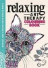 Relaxing Art Therapy - An Anti-Stress Colouring Book (Hardcover) - Richard Merritt Photo