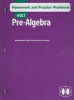 Holt Pre-Algebra Homework and Practice Workbook (Paperback, Workbook) - Holt Rinehart Winston Photo