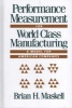 Performance Measurement for World Class Manufacturing - A Model for American Companies (Hardcover) - Brian H Maskell Photo