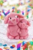 Two Little Pink Marzipan Good Luck Pigs Journal - 150 Page Lined Notebook/Diary (Paperback) - Cs Creations Photo