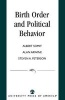 Birth Order and Political Behavior (Paperback, New) - Albert Somit Photo