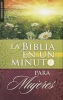 Biblia en un Minuto Para Mujeres (Spanish, Paperback) - Editorial Unilit Photo