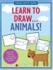 Learn to Draw Animals! - Easy Step-By-Step Drawing Guide (Paperback) - Peter Pauper Press Inc Photo