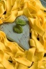 Tagliatelle Pasta in a Heart Shaped Plate - Blank 150 Page Lined Journal for Your Thoughts, Ideas, and Inspiration (Paperback) - Unique Journal Photo