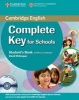 Complete Key for Schools Student's Book without Answers with CD-ROM (Paperback) - David McKeegan Photo