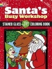 Santa's Busy Workshop - Stained Glass Jr. Coloring Book (Paperback) - Jessica Mazurkiewicz Photo