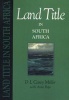 Land Title in South Africa (Paperback) - David Miller Carey Photo