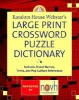 Random House Webster's Large Print Crossword Puzzle Dictionary (Paperback, large type edition) - Stephen Elliott Photo