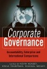 Corporate Governance - Accountability, Enterprise and International Comparisons (Hardcover) - Kevin Keasey Photo